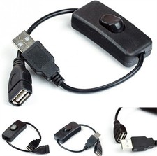 USB Cable Male to Female with Switch ON/OFF Extension Connector Raspberr