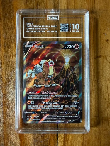 Entei V graded TAG 10 for sale on eBay