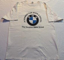 Vintage 90s BMW Graphic Tshirt Short Sleeve L/XL German Car Show Promo