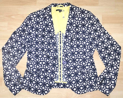 More & More Blazer Gr.40 blau weiß Jacke Set ++Neu++