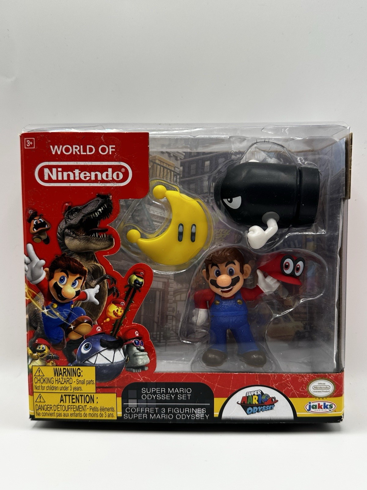 Super Mario Odyssey 2.5 2018 Set Cappy Bullet Bill Power Moon Nintendo RARO UK