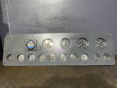 Marine Dash Instrument Panel + Gauges Assy. + Uniden Digital Depth Sounder