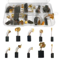 20Pcs Electric Motor Carbon Brushes - 10 Sizes Replacement for Power Tools      