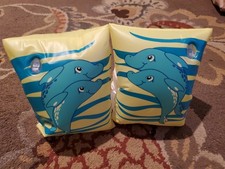 Dolphin Inflatable Arm Floaties, Water Wings, For Kids