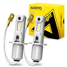 2X AUXITO H3 CSP LED White Fog Driving DRL Light Bulbs 6500K Headlight GF NA2