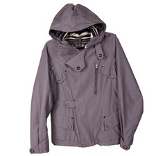 Burton Women's S DryRide Snowboard Jacket Size Small Purple Hooded Winter Ski