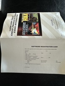 Tomb Raider (Sega Saturn, 1996) Complete CIB w/ Registration - Tested