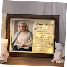 Sympathy Gifts for Loss of Grandmother in Heaven LED Memorial Shadow Grandma