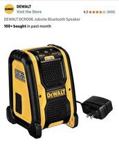DEWALT Bluetooth Jobsite Speaker 20v/12v DCR006A. Battery Not Included.
