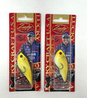 LUCKY CRAFT ' LV RTO LIPLESS CRANKBAIT ' LOT OF 2 ' PINEAPPLE SHAD ' 2-1/2"