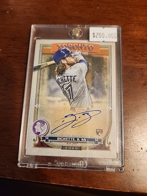 Bo Bichette 2020 Gypsy Queen Rookie Auto 28/99 Logo Swap Parallel