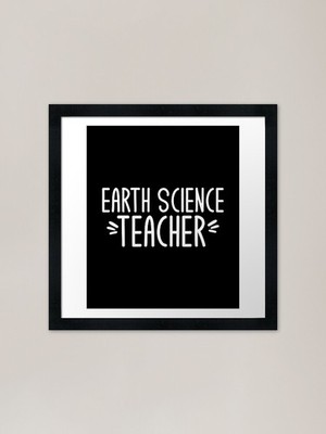 Geowissenschaften Lehrer Geologie Geolo gerahmtes Wandbild Poster Leinwanddruck Bild