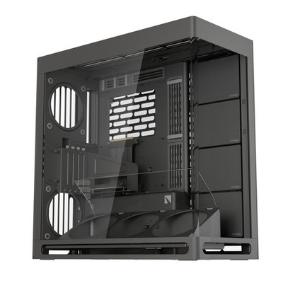 HAVN HS 420 VGPU Dual-Chamber Mid Tower ATX PC Case Black | PCIe 5.0 Vertical...