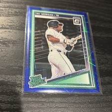 2025 Donruss Baseball Optic Blue Velocity Tre' Morgan #126 Rays Rated Prospect