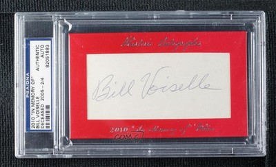 2010 Historic Cut In Memory of Edition 2/4 Bill Voiselle Cut Signature Auto 4f5
