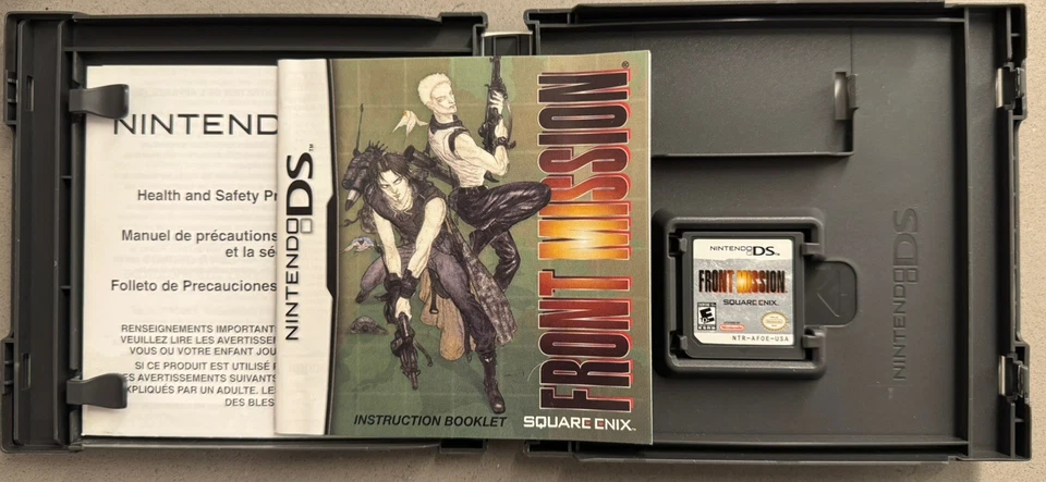 Front Mission (Nintendo DS, 2007) Autêntico Manual Completo na Caixa ENVIO RÁPIDO - Imagem 2 de 2