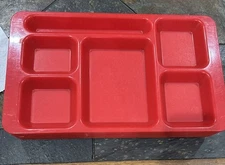 Vintage CAMBRO 1596CW Lot Of 30 Lunch Trays School Cafeteria Children Tray USA