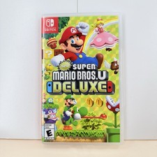 Replacement Case NO GAME New Super Mario Bros. U Deluxe Nintendo Switch