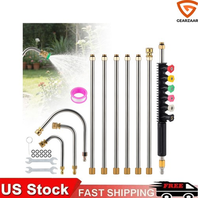 #ad High Pressure Washer Roof Cleaner Gutter Cleaning Tool with Wrench 4000 4000 psi $29.89