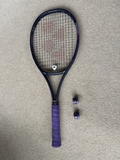 Yonex Percept 100 Midnight Navy Tennis Racket Grip Size 3 & Yonex cover.  