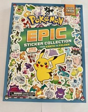 New EPIC Pok mon Sticker Collection Paperback Book, over 14,000 stickers