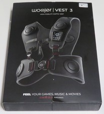 Woojer High-Fidelity Haptic Vest 3 Black Made for Meta VR, Games, Music, Movies