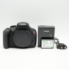 MINT Canon EOS Rebel T5 DSLR Camera - Black Body Only  764