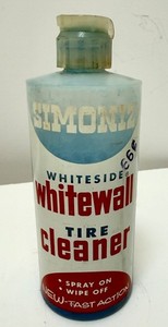 Vintage SIMONIZ Whiteside Whitewall Tire Cleaner ¾ Full