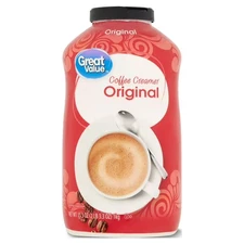 Great Value Original Powder Coffee Creamer, 35.3 oz Canister (2 Pack)