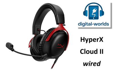 HyperX Cloud II wired Gaming Headset +++ NUR HEADSET + MIKRO / AKZEPTABEL +++