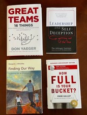 Leadership Teamwork Personal Dev Book Lot Self‑Deception Wheatley Yaeger Clifton