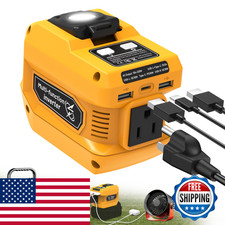 Plantpalgear 220W Power Inverter For Dewalt 20V Battery Dc 20V To Ac 110V