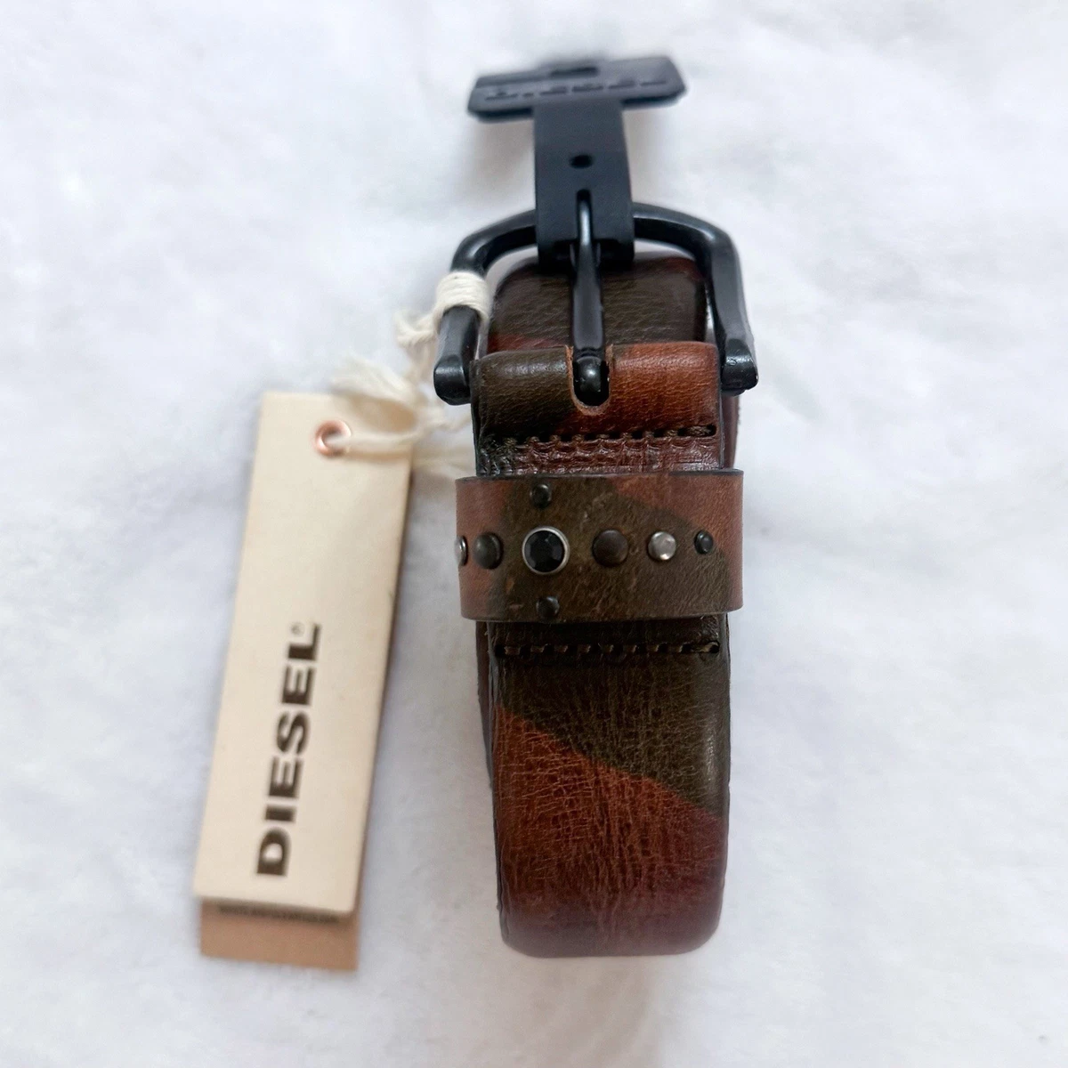 Diesel Leather Studded Belts for Men for sale | eBay