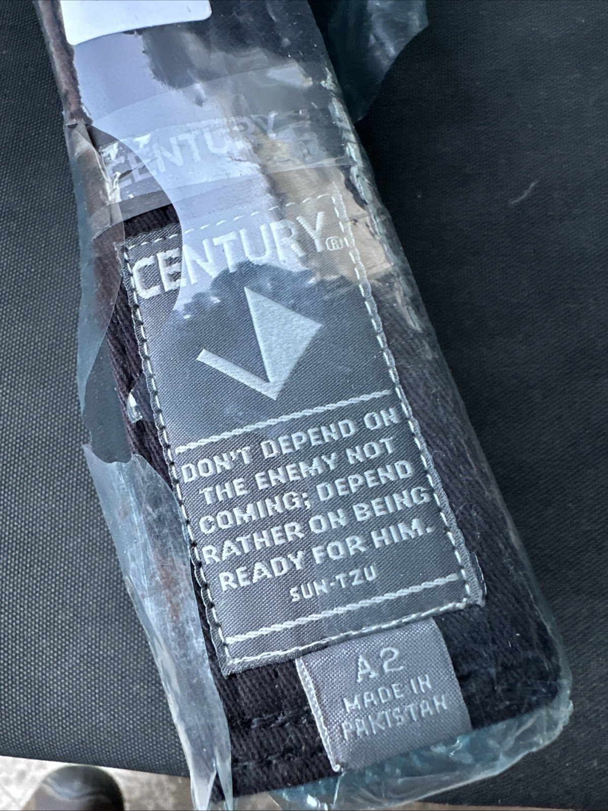 Brazilian Jiu Jitsu Belt BLK Size A2 - 112” New In Bag