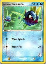 Team Aqua's Carvanha Common Team Magma vs Team Aqua 48/95 LP on eBay