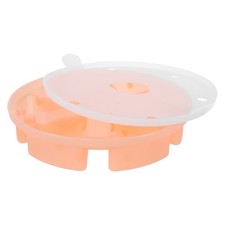 Baby Food Freezer Tray with Lid - 6 Cavities Cheese Shaped Silicone Baby Food