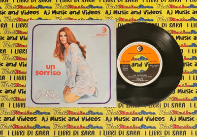 LP*45 7'' MILVA Un sorriso Amore tenero 1969 italy RICORDI SRL 10-521