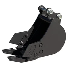 HUAYEE 200mm Narrow  Bucket Attachment Fit for 1-1.5 Ton Mini Excavator with pin