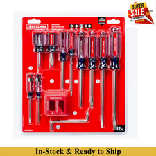 Craftsman Screwdriver Set Assorted 12 Piece High Torque Cmht65044