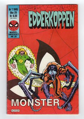 1982 MARVEL AMAZING SPIDER-MAN #235 & FANTASTIC FOUR #243 TARANTULA RARE NORWAY