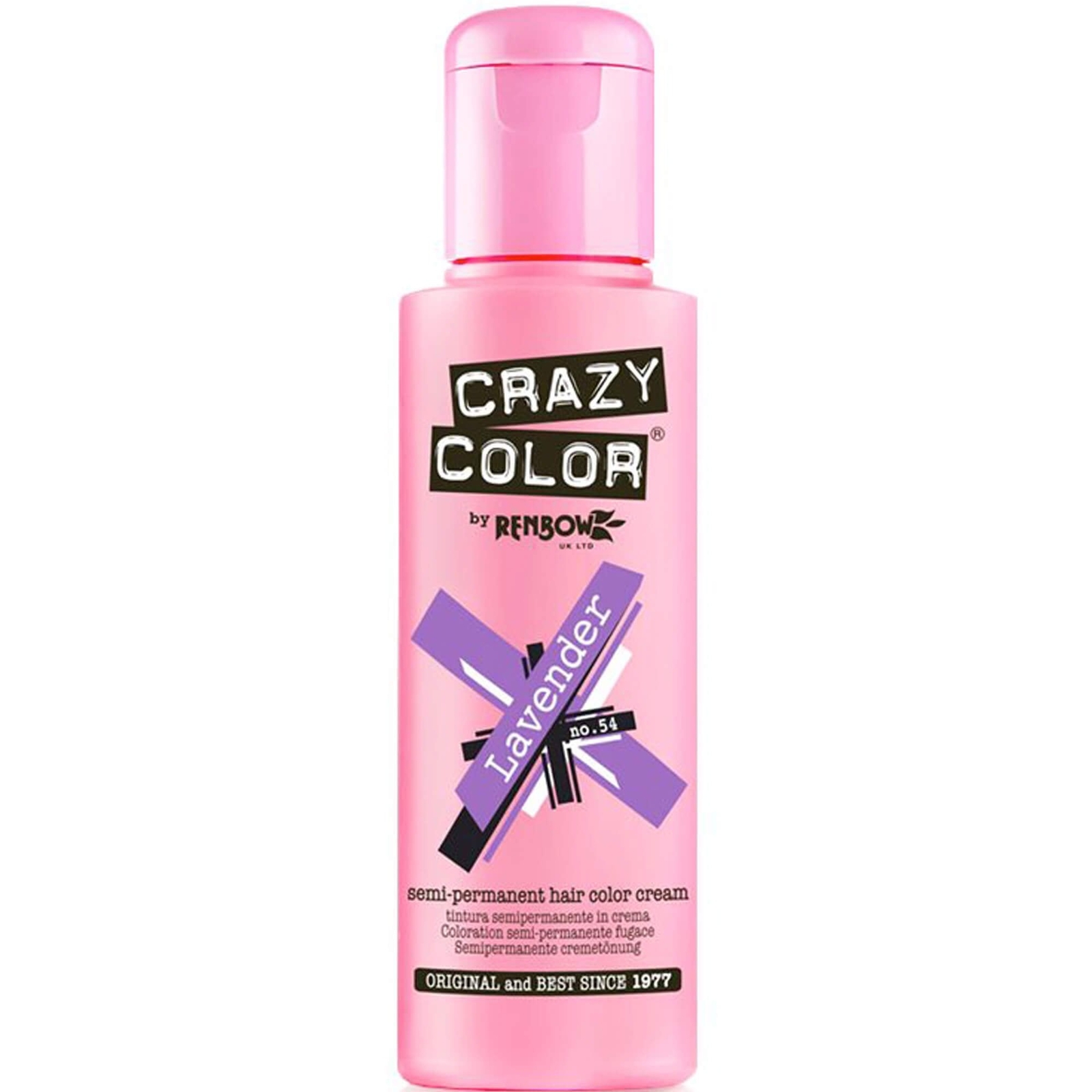 Renbow Crazy Color Crazy Color Semi Permanent Hair Dye - Lavender 100ml