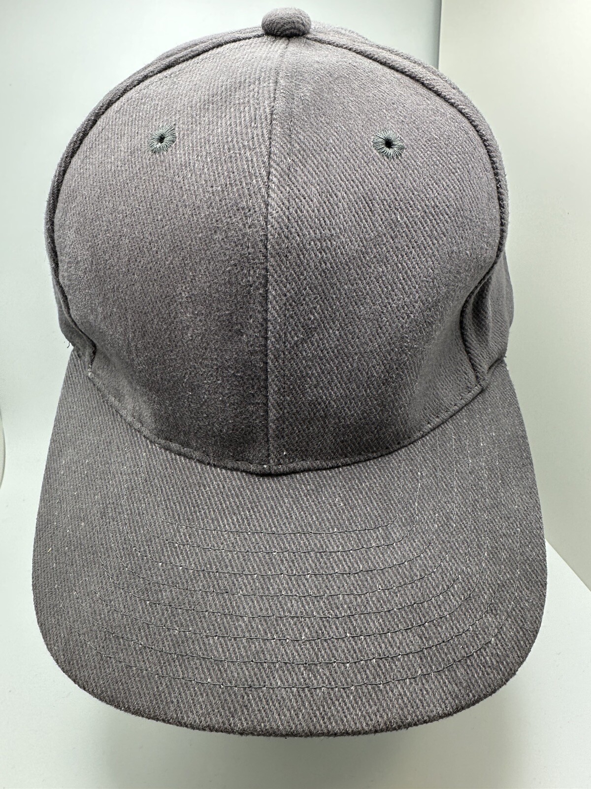 Gray Plain Baseball Cap Solid Gray Hat Mens Women… - image 1