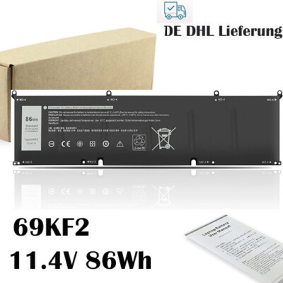 69KF2 AKKU für Alienware M15 R3 R4 XPS 15 9500 XPS 15 9510 Precision 5550 70N2F