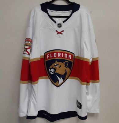 NHL Florida Panthers Fanatics Breakaway Licensed 2XL Jersey White Blank BD11/22