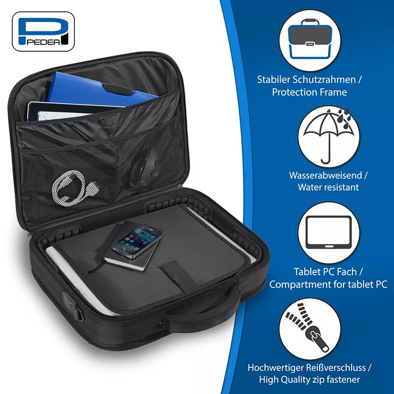 PREMIUM Notebook Laptop Schutz Tasche bis 17,3 Zoll (43,9cm) inkl. Tablet Fach - Bild 2 von 4