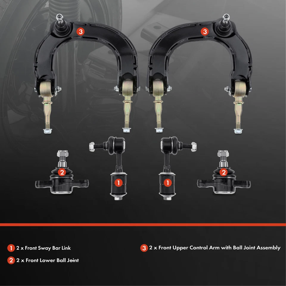 Рычаг управления и рычаг стабилизатора 6 шт для Hyundai Sonata 1999-2005 Kia Optima - Изображение 2 из 4