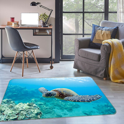 3D Tortoise Stone B152 Animal Non Slip Rug Mat Elegant Photo Carpet Zoe ...