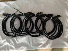 Lot of 5 Replacement Power Tool Cord 10 Ft 16/3 16 Gauge 3 Wire 300 Volt STJW