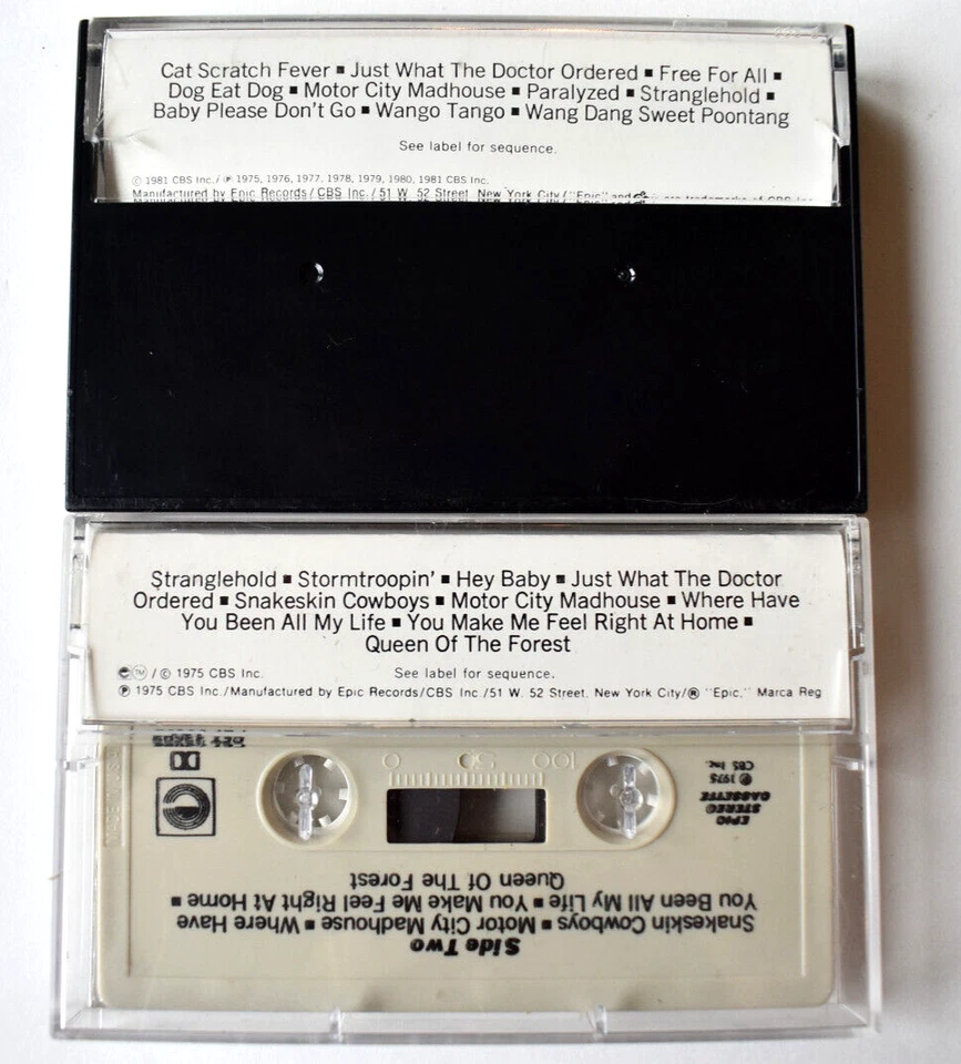 LOT OF TED NUGENT CASSETTES x4 GREAT GONZOS - CALL OF THE WILD - SELF TITLED Foto 3 de 4