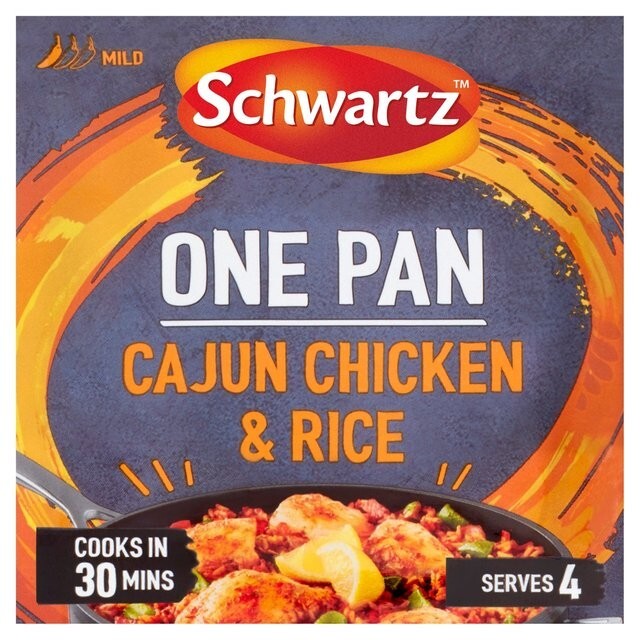 Schwartz Cajun Chicken & Rice One Pan 32g Pack of 6 eBay